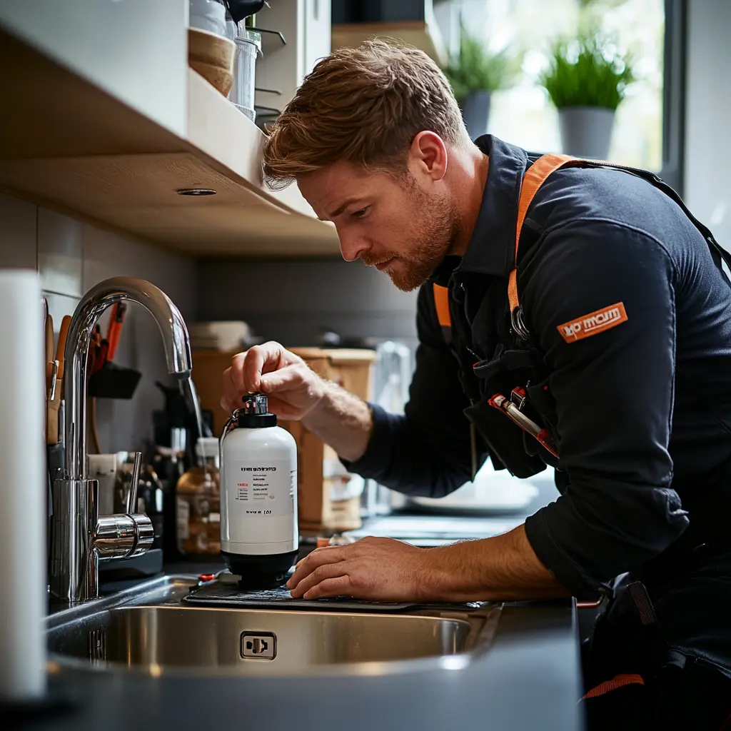 A professional plumber.